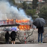 Požar na nekadašnjem restoranu Amfora u Voloskom