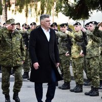 Predsjednik Zoran Milanović na svečanoj prisezi 45. naraštaja ročnih vojnika