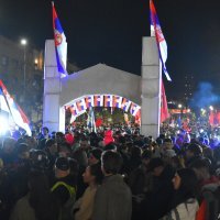 Studenti po dolasku u Niš