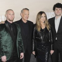 Chet Hanks, Tom Hanks, Rita Wilson i Truman Hanks