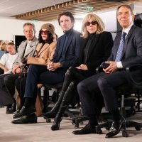 Richard E. Grant, Isabelle Adjani, Antoine Arnault, Brigitte Macron, Jeff Koons