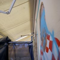 Pošaran mural Luka Modrić u Zadru