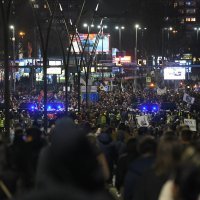 Prosvjed studenata i radnika u Beogradu