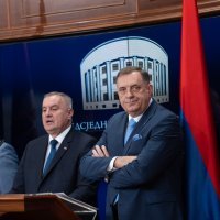 Predsjednik Republike Srpske Milorad Dodik održao je u Banja Luci konferenciju za medije