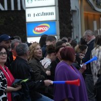 Beograđani su se okupili kako bi dočekali studente iz Zapadne Srbije