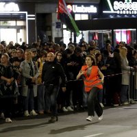 Doček studenata iz unutrašnjosti Srbije na beogradskim Terazijama