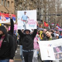 Prosvjednici na ulicama Beograda