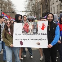 Prosvjednici na ulicama Beograda