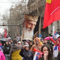 Prosvjednici na ulicama Beograda