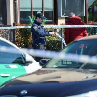 Policijski očevid u Dubravi gdje je jutros došlo do pucnjave