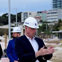 Ivica Puljak u obilasku radova na plaži Žnjan