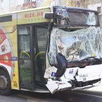 Sudar autobusa u Osijeku