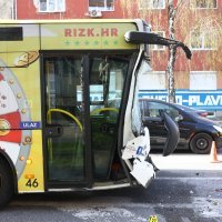 Sudar autobusa u Osijeku