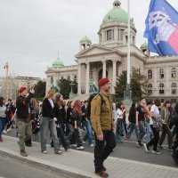 Prosvjed ispred Generalštaba u Beogradu