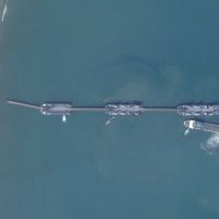 Pogled iz zraka na nedavno prikazani kineski amfibijski most