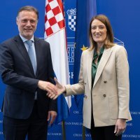Gordan Jandroković sastao se s predsjednicom Europskog parlamenta Robertom Metsolom