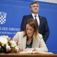 Andrej Plenković i Roberta Metsola