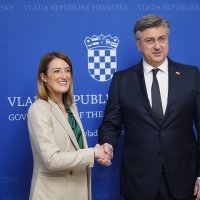Andrej Plenković i Roberta Metsola