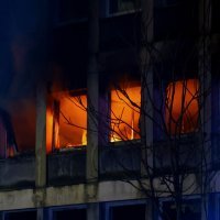 Požar u napuštenoj zgradi Dalmacijavina