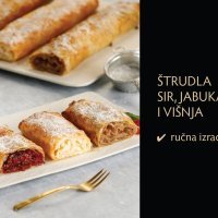 Štrudla sir, jabuka i višnja