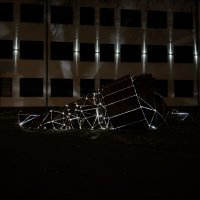 Nikola Vudrag - spomenik kralju Tomislavu noću