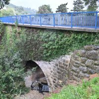 Teška prometna nesreća u Krvavici, vozilo sletjelo s magistrale i zapalilo se