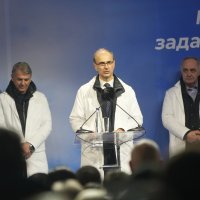 Đuro Macut na skupu Srpske napredne stranke u Jagodini