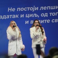 Đuro Macut na skupu Srpske napredne stranke u Jagodini