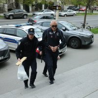 Privođenje uhićenog suca Mirka Živića na osječki Županijski sud