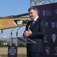 Otvorenje izgradnje Nogometnog kampa HNS, Velika Gorica, 11.4.2025.