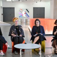 Nina Obuljen Koržinek i autorice hrvatskog koncepta za Venecijansko bijenale