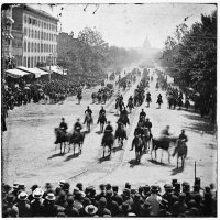 Parada konjice Unije nakon pobjede u Američkom građanskom ratu 1865. godine