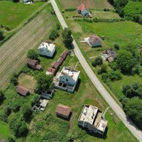 Pogled iz zraka na selo kod Loznice u Srbiji gdje se trebao graditi rudnik litija
