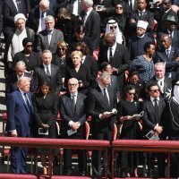 Zoran i Sanja Musić Milanović na papinom sprovodu