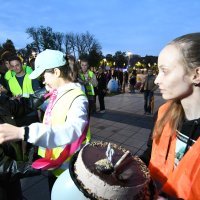 Severina u Virovitici dočekala srpske studente koji trče do Bruxellesa