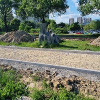 Radovi na biciklističkoj stazi na Savskom nasipu, 29. travnja 2025.