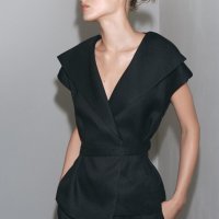 Zara: Sako kratkih rukava od lana