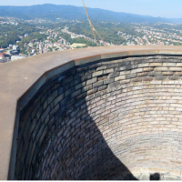 Dimnjak toplane iznutra