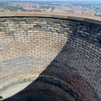 Dimnjak toplane iznutra