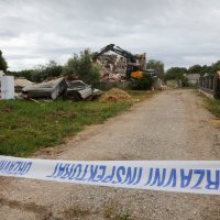 Rušenje bespravne gradnje u općini Ližnjan