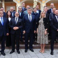 Andrej Plenković u Krapini s kandidatima HDZ-a