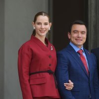 Brigitte Macron i Lavinia Valbonesi