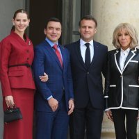 Brigitte Macron i Lavinia Valbonesi