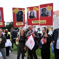 Prosvjed obrazovnih sindikata u Zagrebu