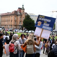 Prosvjed obrazovnih sindikata u Zagrebu