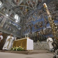 Lav XIV. drži prvu misu nakon izbora za papu