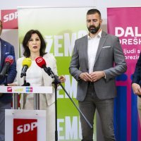Davor Matijević, Dalija Orešković, Jakov Prkić i Marinko Biškić