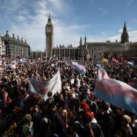 Prosvjed organizacije Trans Liberation u Londonu