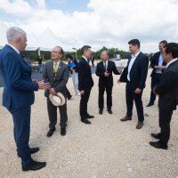 Andrej Plenković u obilasku Sunčane elektrane Korlat