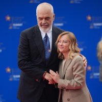Edi Rama i Georgia Meloni